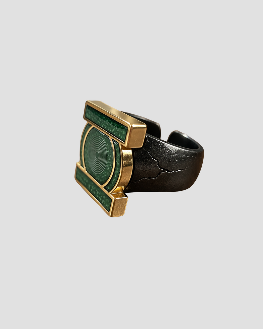 ANILLO COLECCIONABLE DE ENERGÍA VERDE - CÓSMICO AJUSTABLE