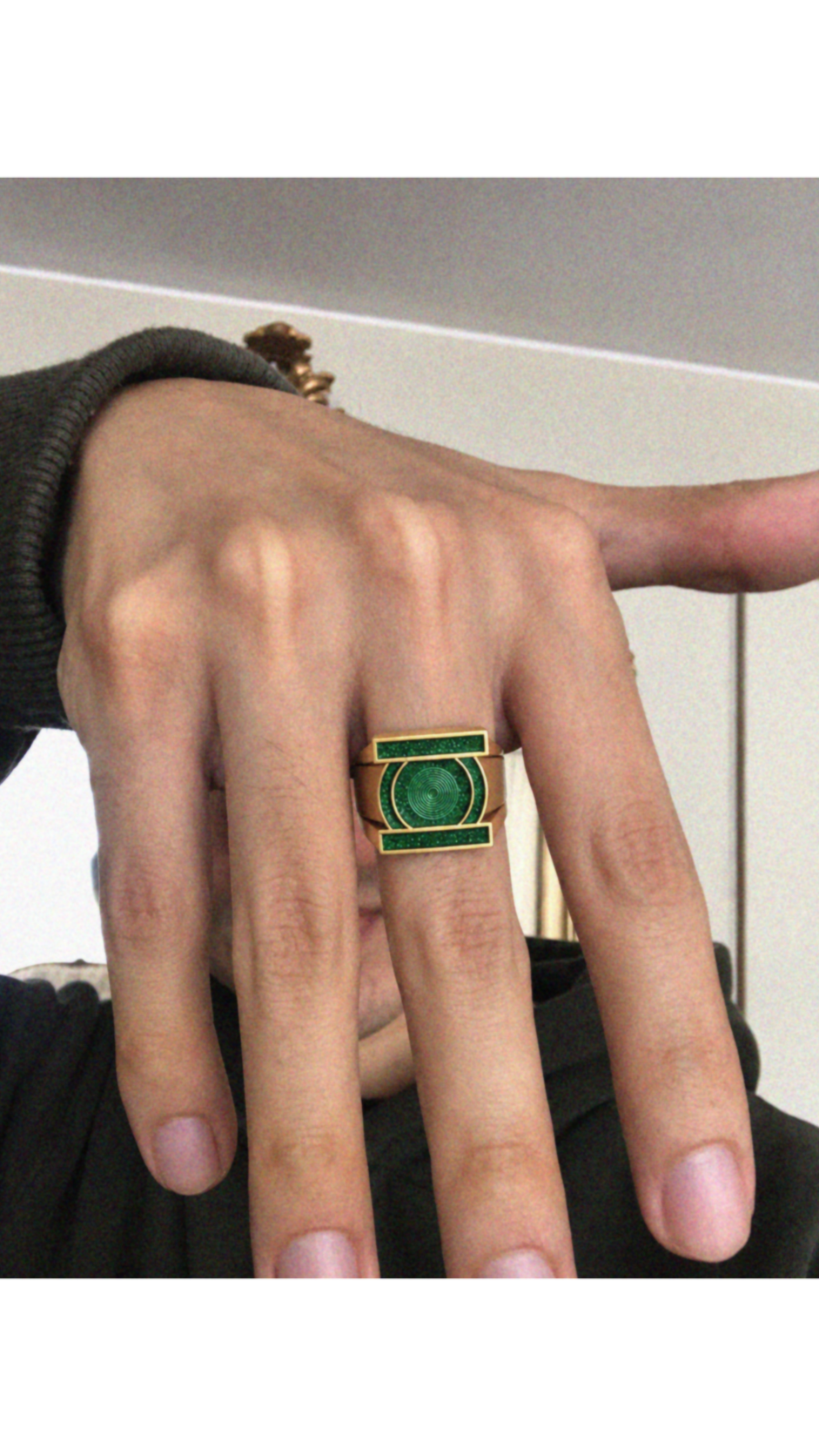 Anillo de Energía Creadora - Coleccionable de Acero & Estilo Vintage (DELUXE VERSION)